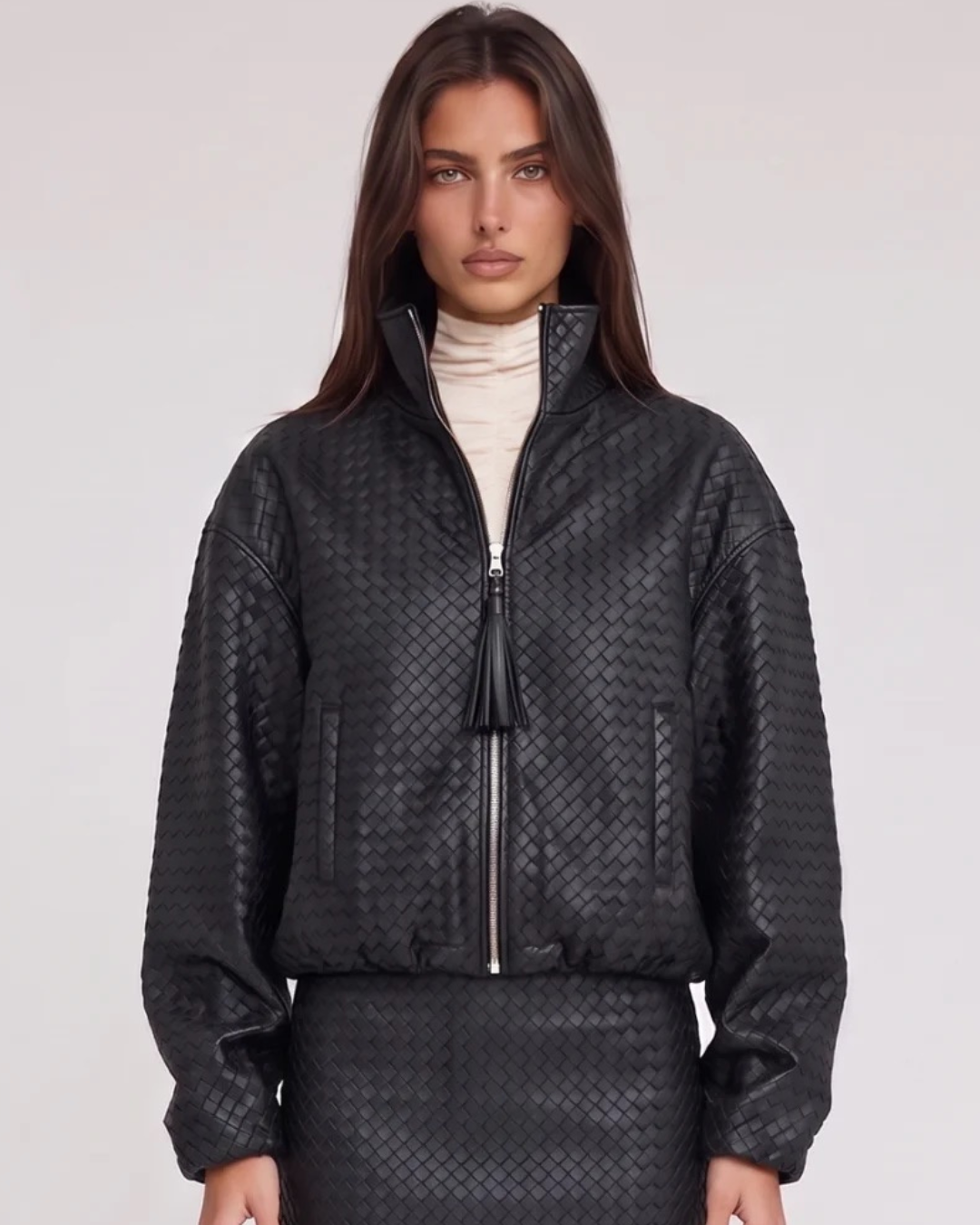 Valentina Jacket in Onyx Black by Scarlett Poppies