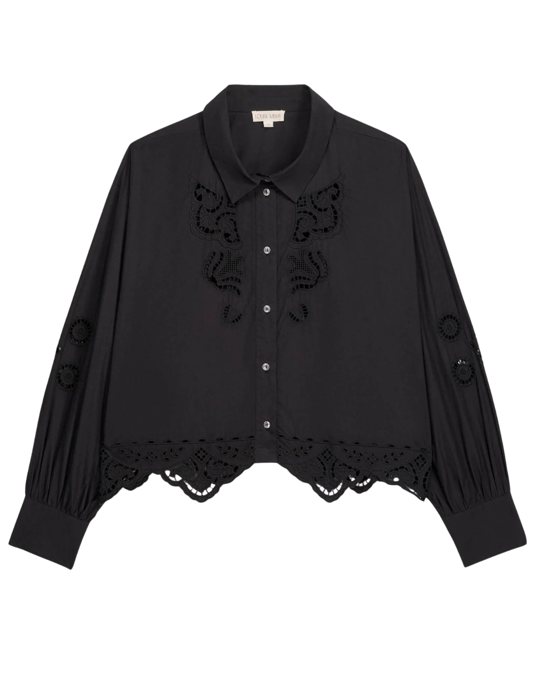 Rafael Shirt in Black by Louise Misha