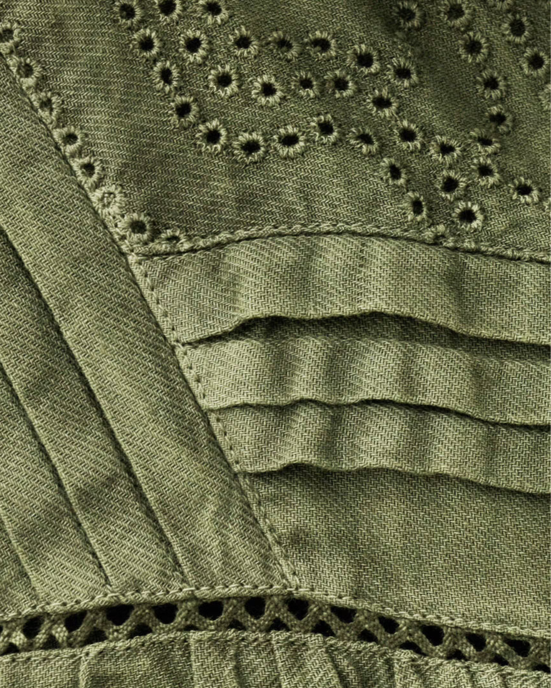 Gilda Blouse in Khaki by BA&SH