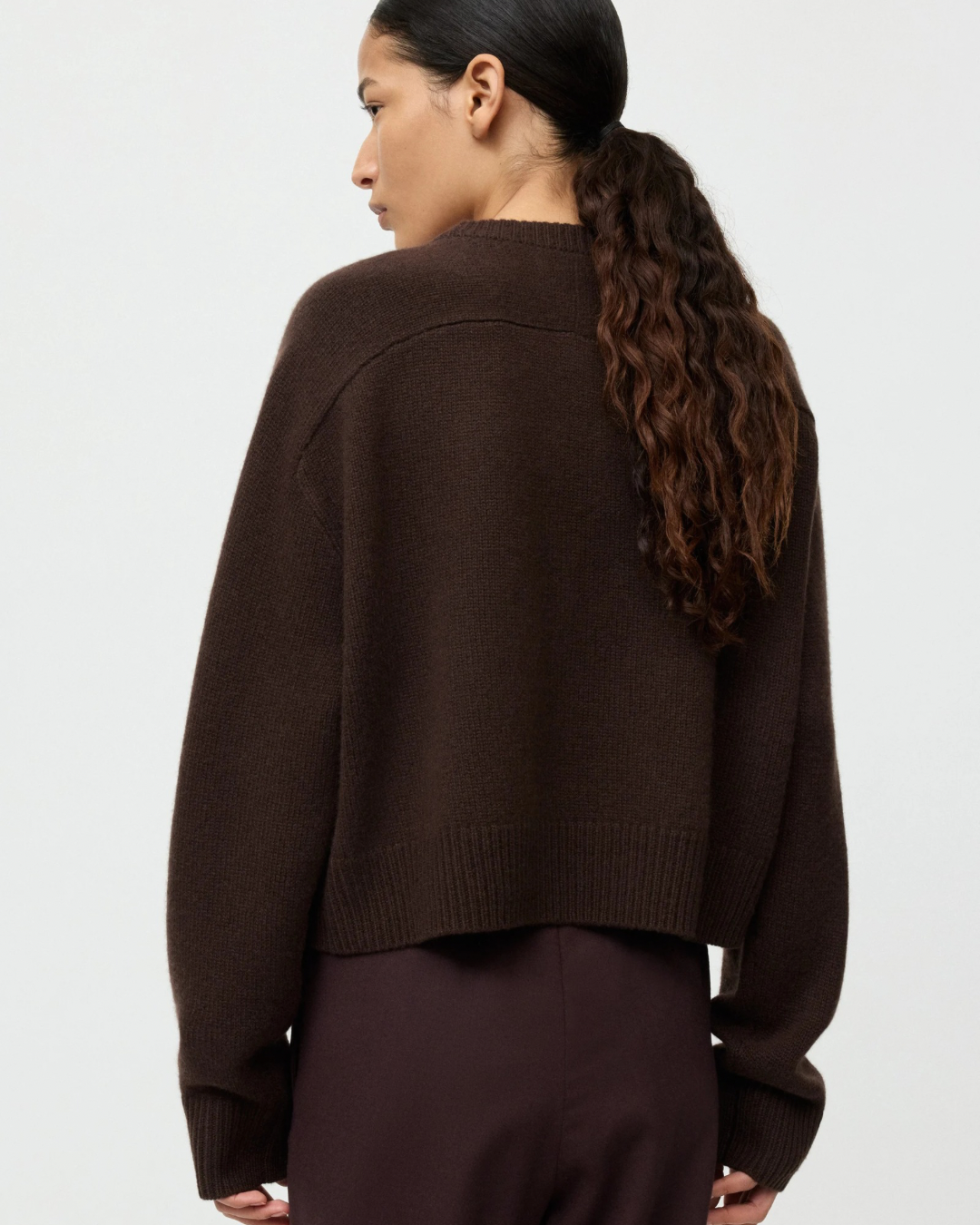 Cashmere Top in Mocha by Soft Goat
