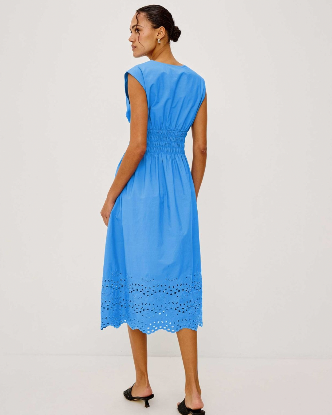 Roxanne Midi Dress in Harbor Blue by Rails