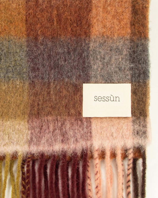 Lucio Scarf in Navyrust by Sessún