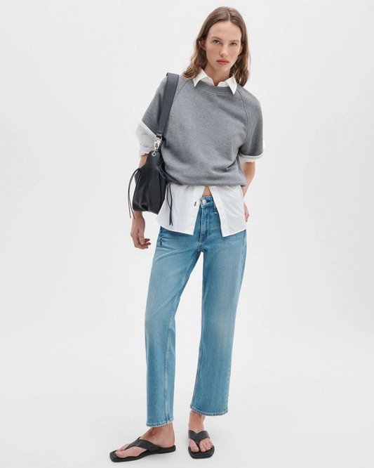 Harlow Ankle Length Straight Jeans in Sherman by Rag & Bone