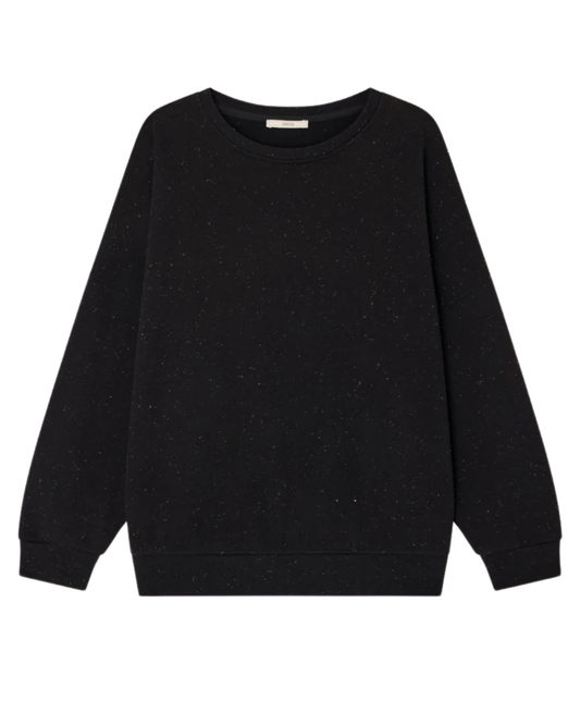 Chebbi Oversized Sweatshirt in Black Granit by Sessùn