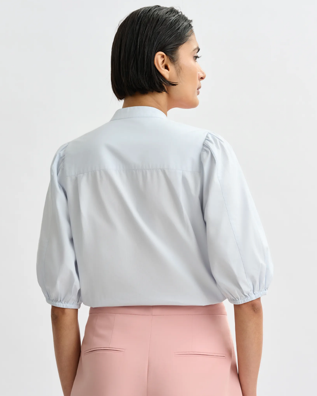Jorja Appliqué Flower Shirt in Lake View by Essentiel Antwerp