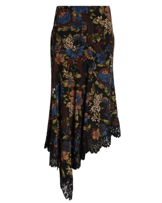Rosemary Silk Skirt by Veronica Beard