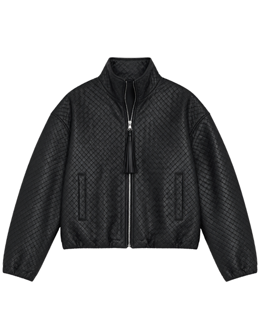 Valentina Jacket in Onyx Black by Scarlett Poppies