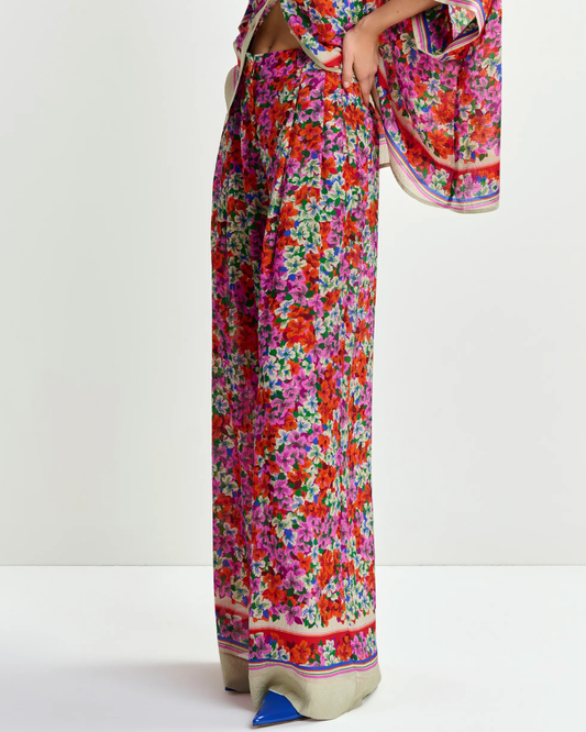 Joek Wide Leg Pants in Fire Glow by Essentiel Antwerp