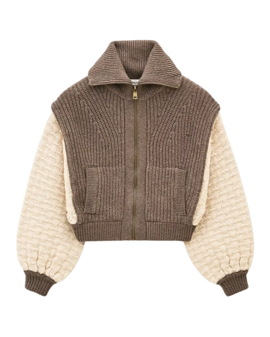 Essen Cardigan in Chamois by BA&SH