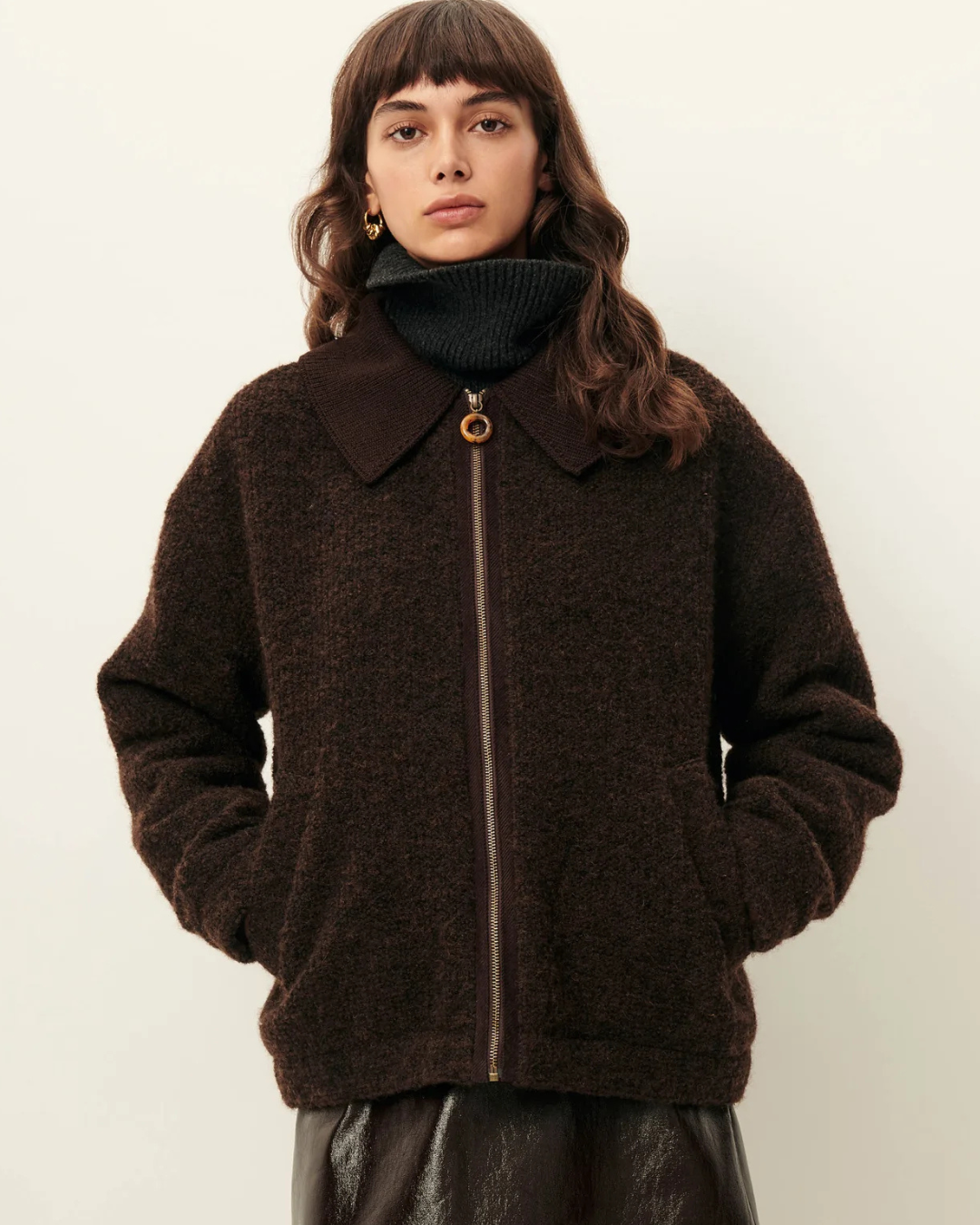 Heavenly Coat in Coffea by Sessùn