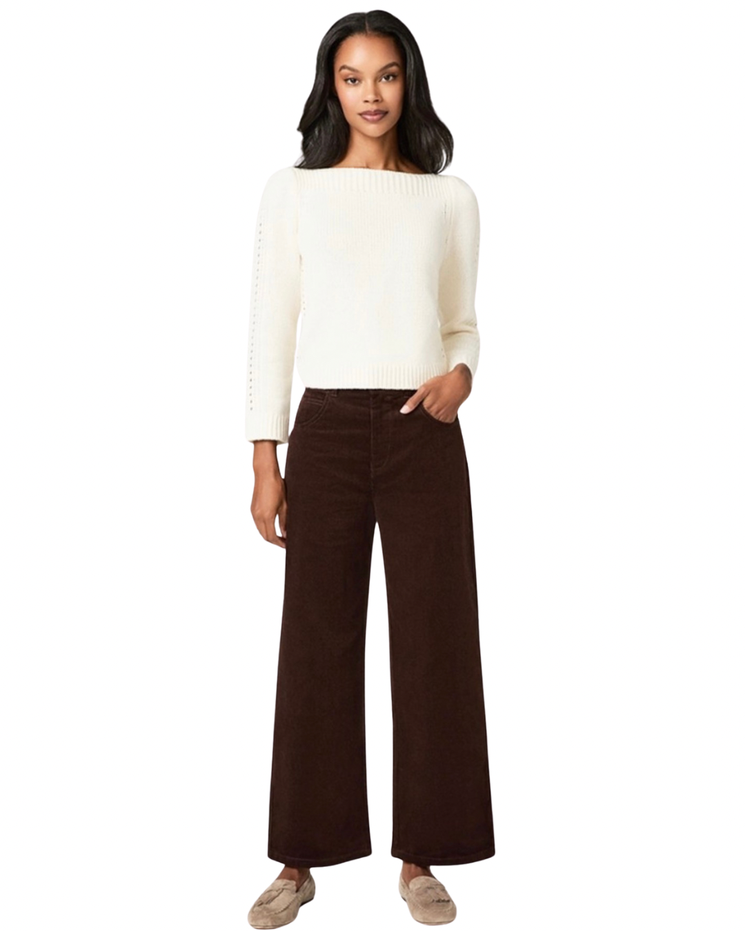 Arellia Ankle Jeans in Marula Brown by PAIGE