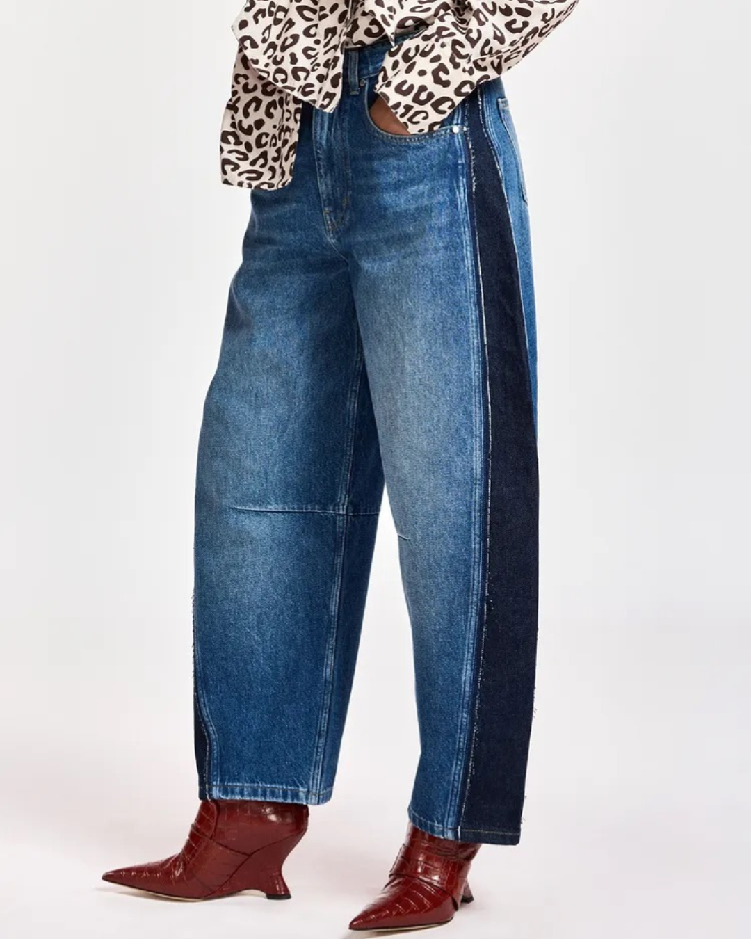 Kashba Patchwork Jeans in Midnight Wave by Essentiel Antwerp