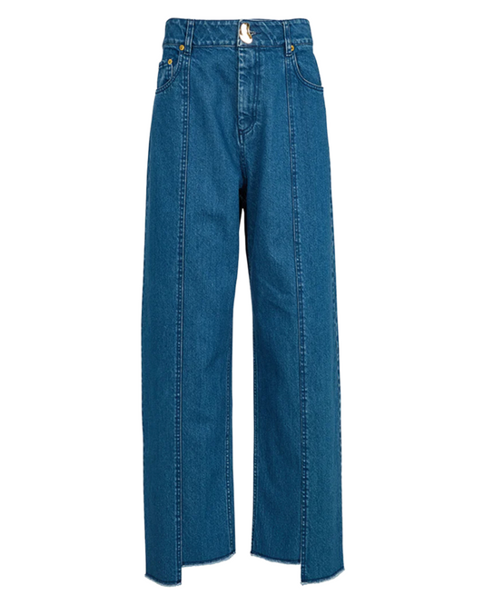 Sol Straight Mid Wash Jeans by AKYN