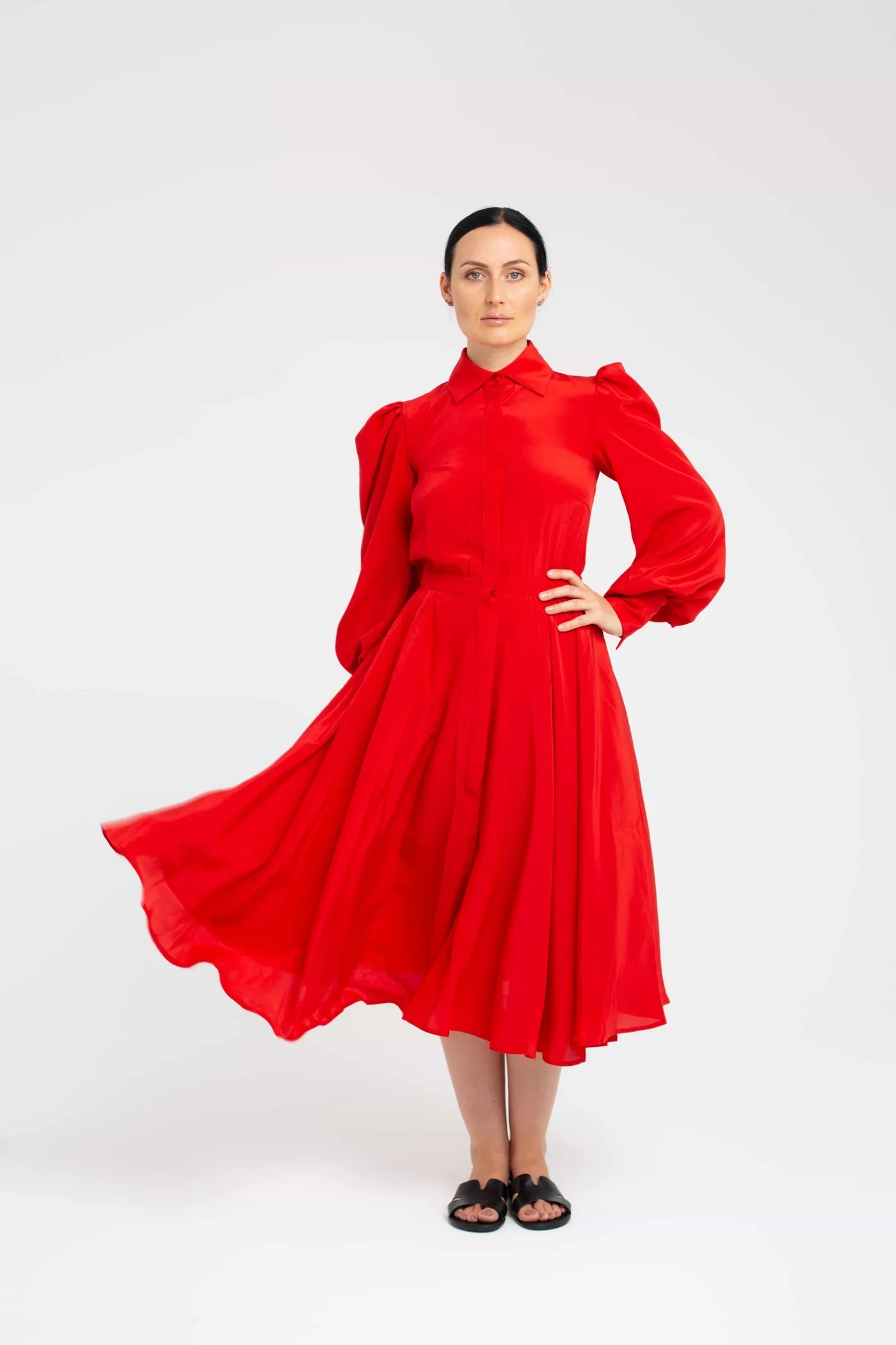 Desideria Rosso Dress by Lavi