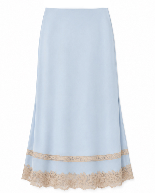Costanza Skirt in Bluebell by RIXO