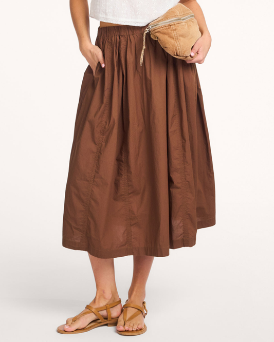 Cinley Skirt in Chocolate by Bellerose