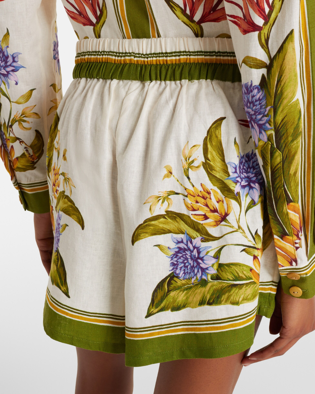 Tropical Scarf Sand Shorts by FARM Rio