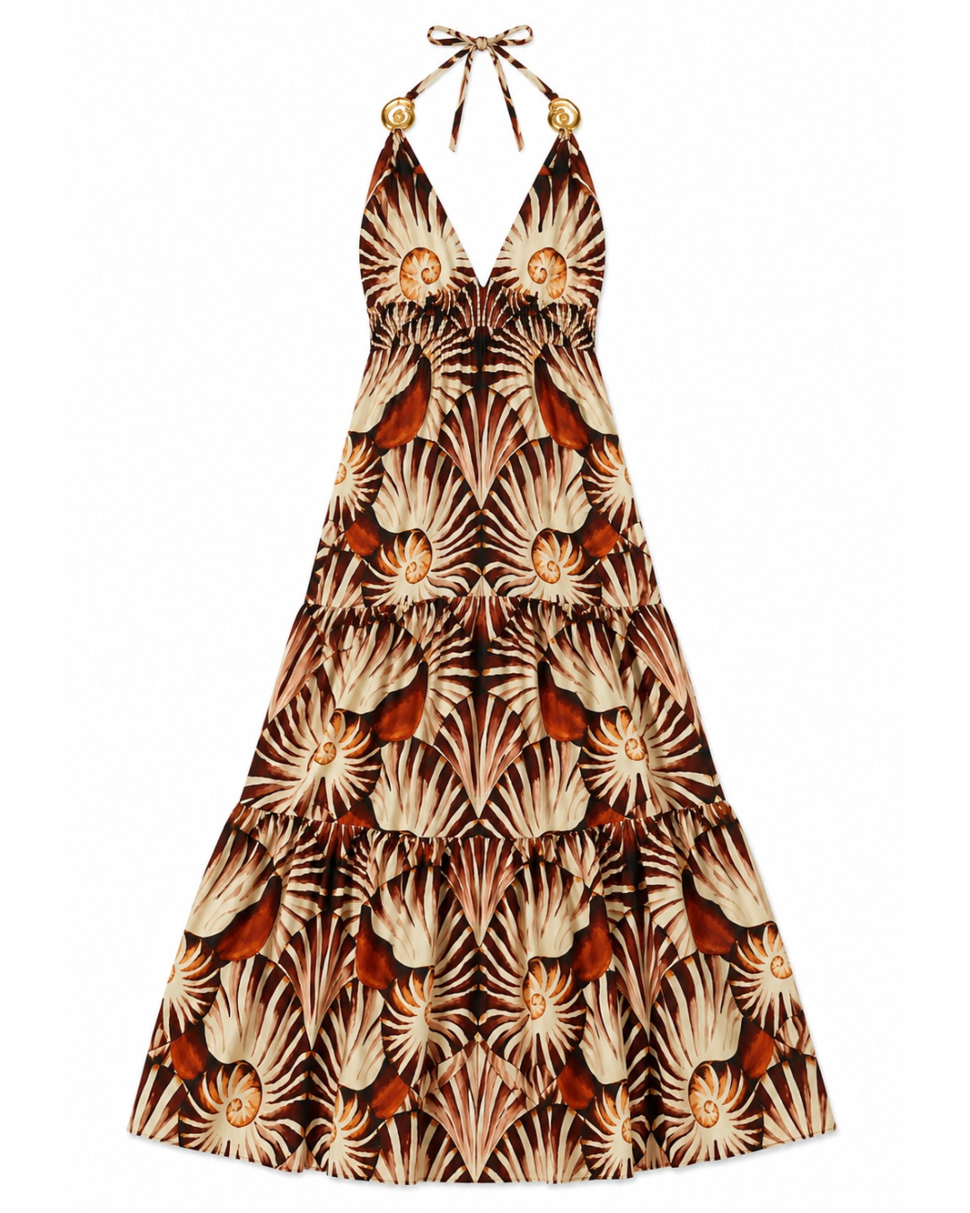 Ammonite Tassel Smocked Maxi Dress by Farm Rio