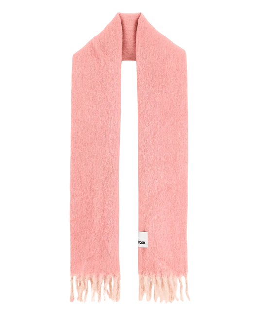 Sarma Fringed Scarf in Azalee / Rose by Bellerose
