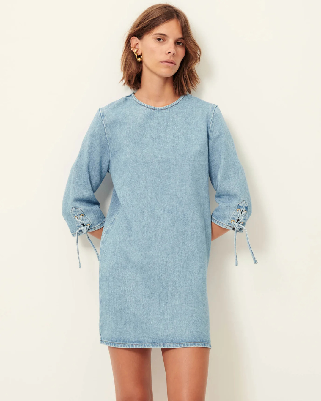 Tizzano Denim Dress in Azuru by Sessùn