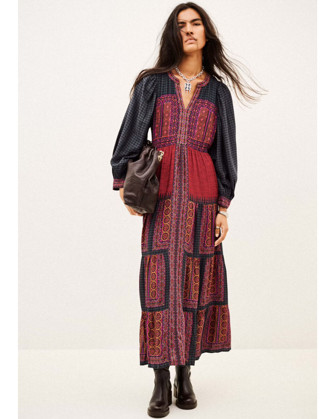 Olly Dress in Red by BA&SH