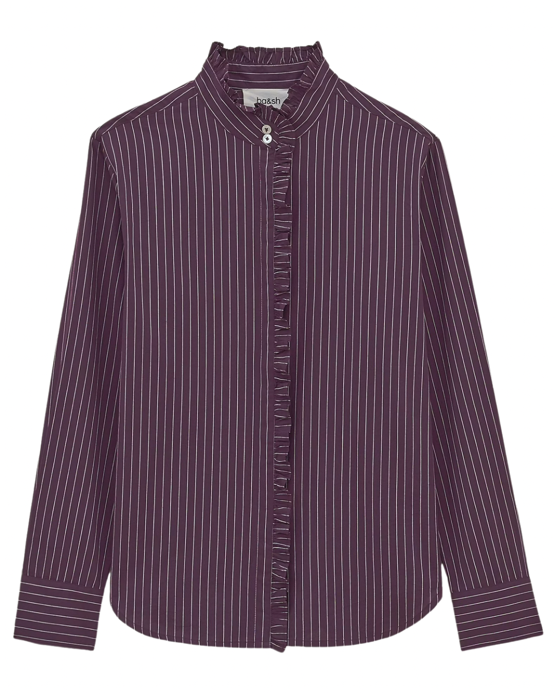 Elvire Blouse in Burgundy by BA&SH