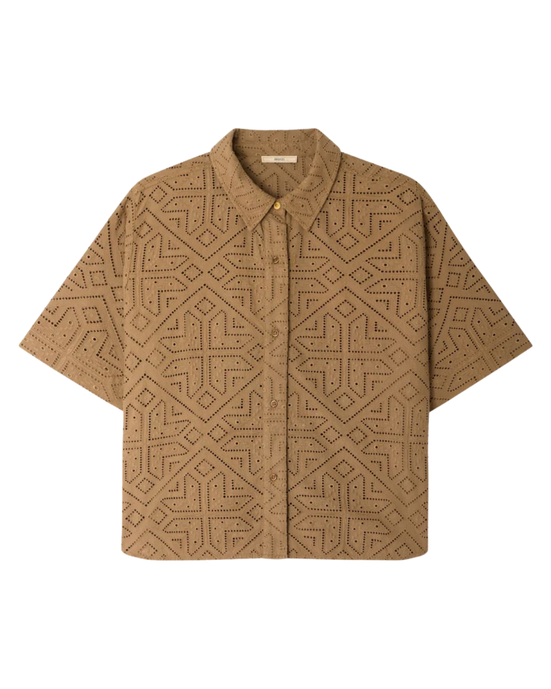Kaia Embroidered Shirt in Pampa by Sessùn
