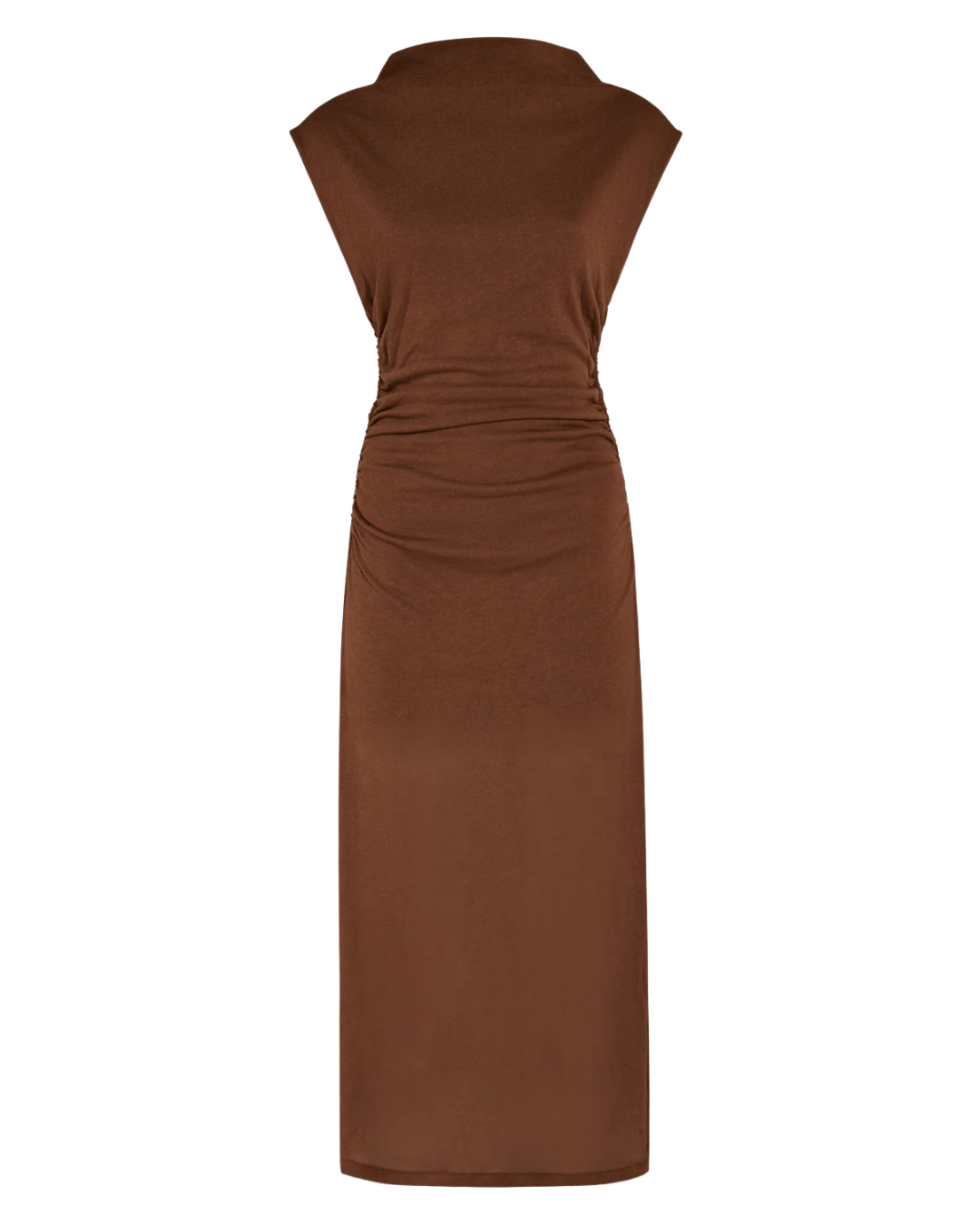Alina Maxi Dress in Chocolate by AKYN