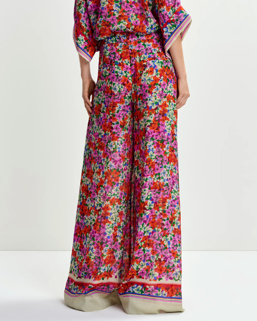 Joek Wide Leg Pants in Fire Glow by Essentiel Antwerp