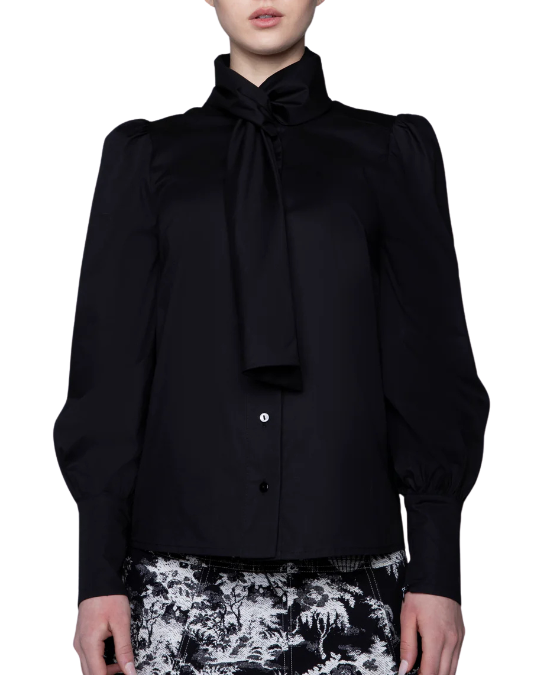 Camicia Giselle Shirt in Nero by LAVI Couture