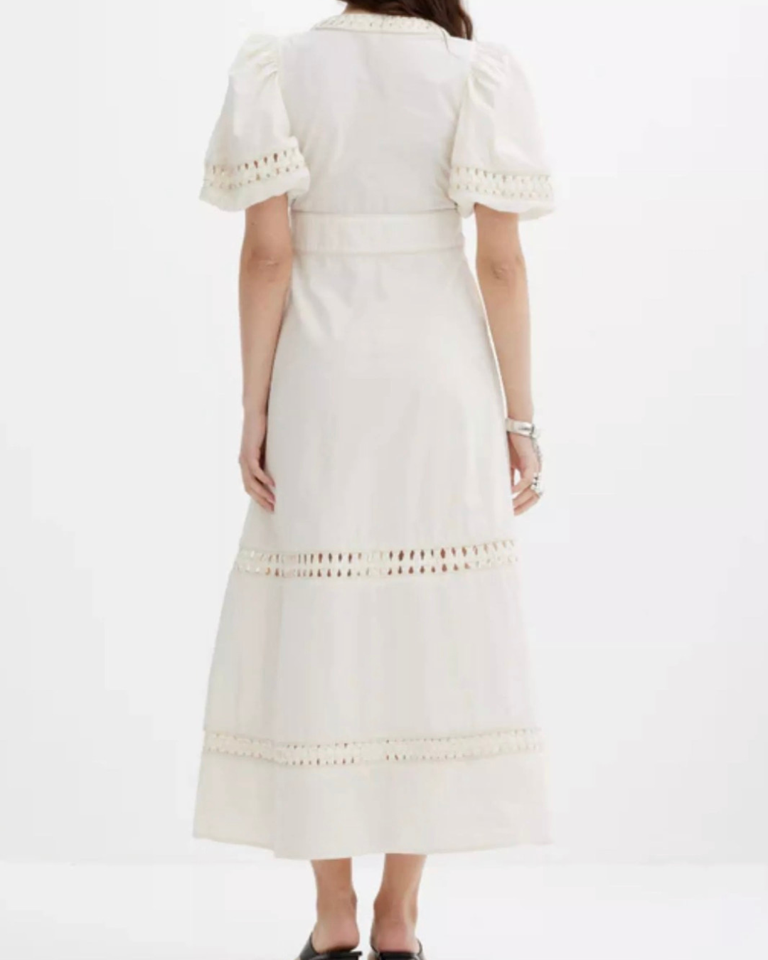 Odessa Dress in White by Scarlett Poppies