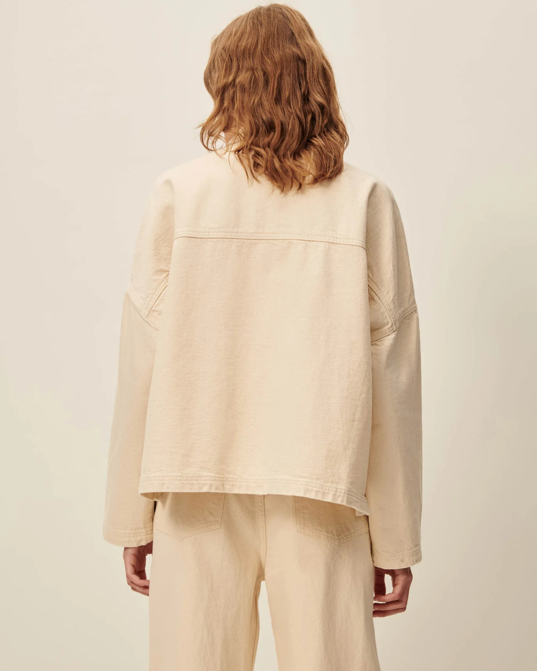 Midwest Denim Jacket in Fleur de Sel by Sessùn
