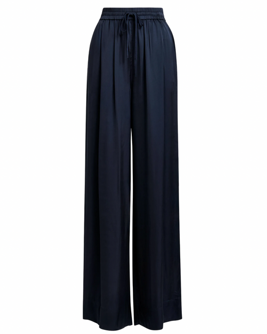 Julissa Wide Leg Track Pants in Classic Navy by Essentiel Antwerp