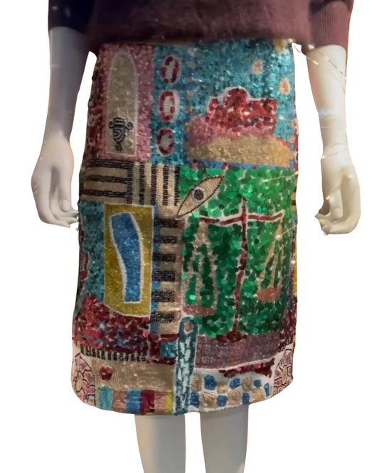 Jazz Skirt in Multi By Alemais