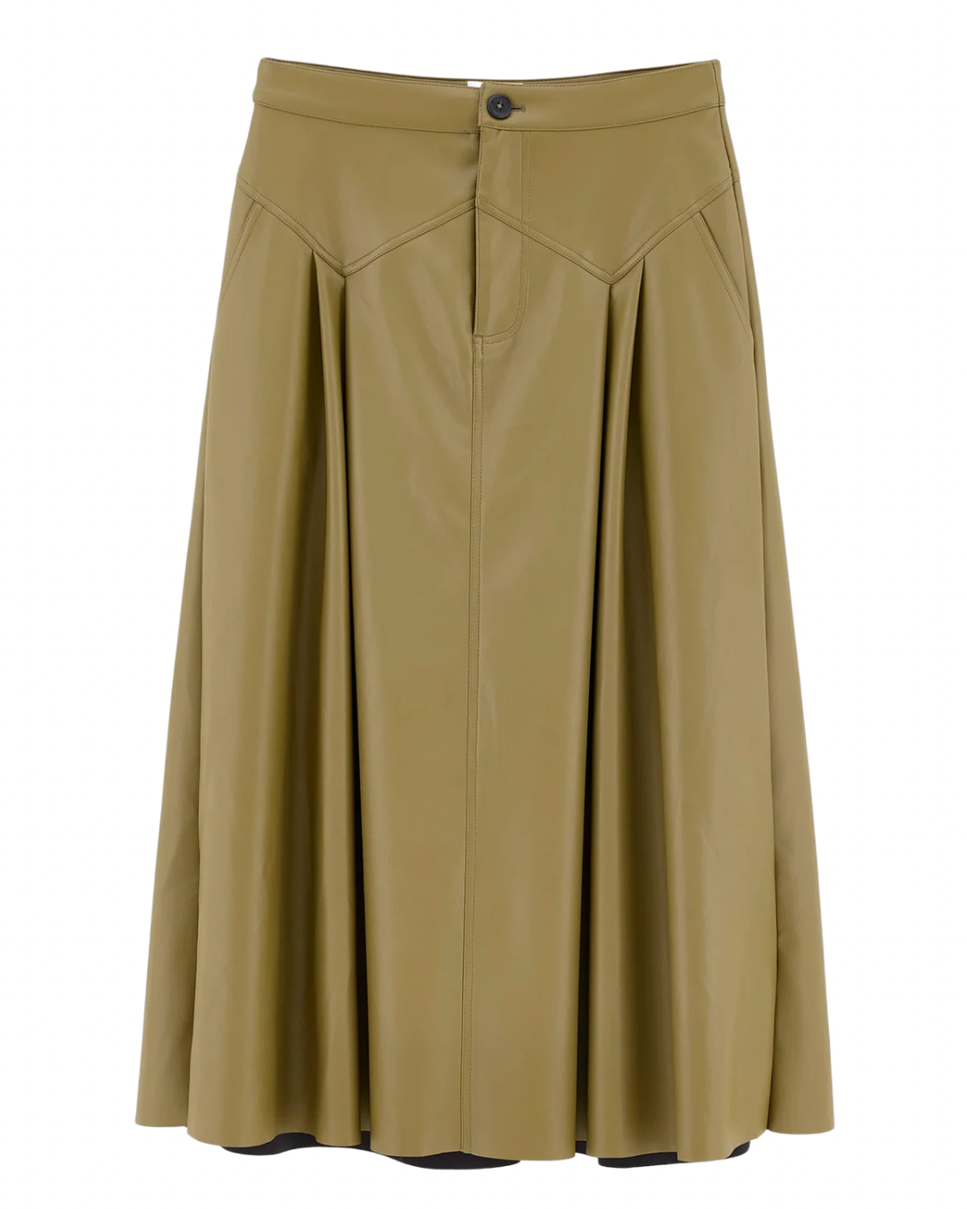 Gala Flared Midi Skirt in Dust by Bellerose