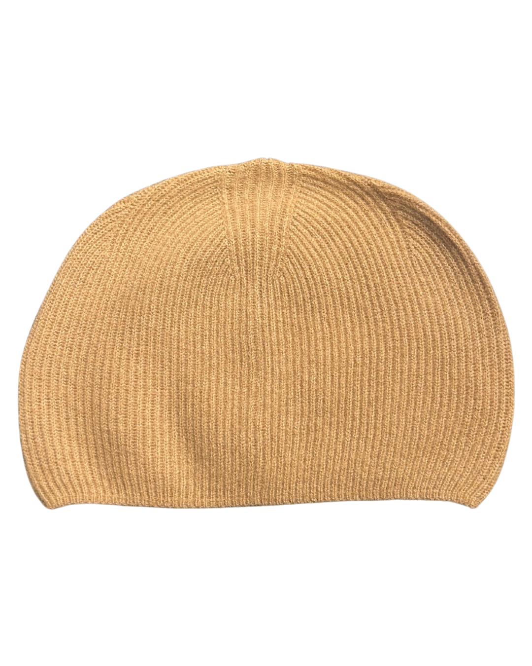 Cashmere Rib Beanie in Sandstone by Jumper 1234