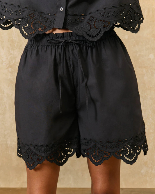 Boxi Shorts in Black by Louise Misha
