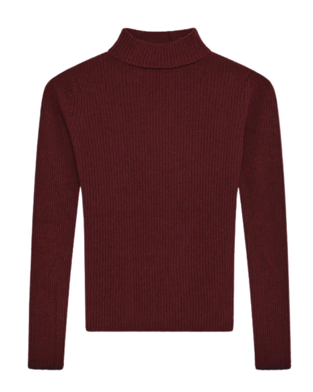 Dolcevita Turtleneck Sweater in Barolo by Maison Hotel