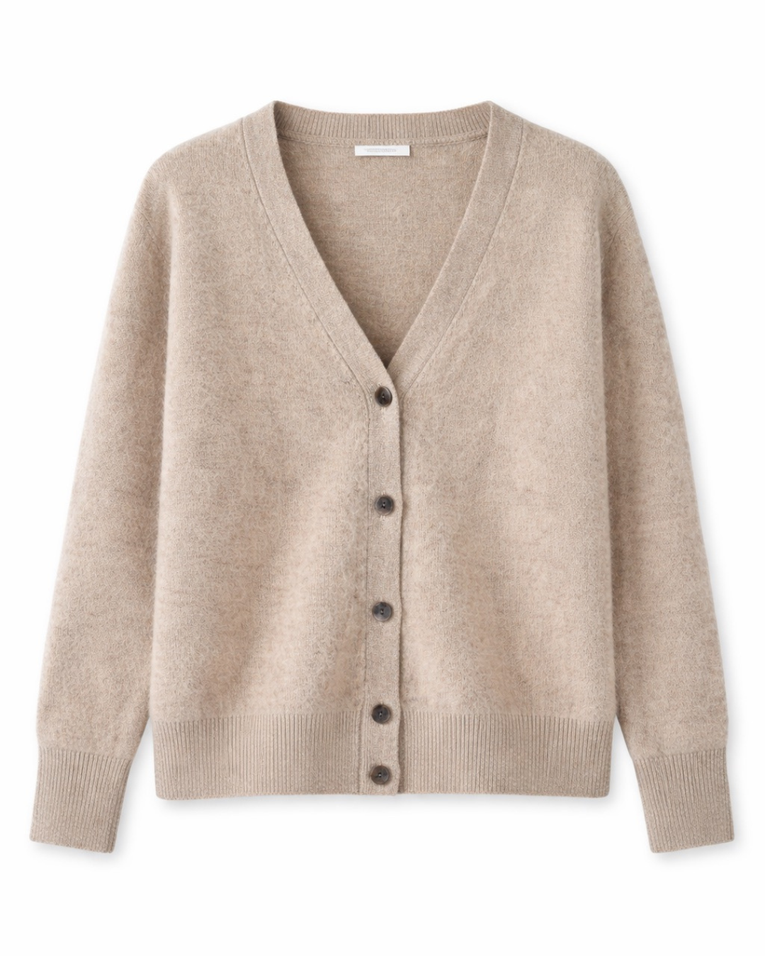 Brushed Vienna Cardigan in Truffle by Colorush