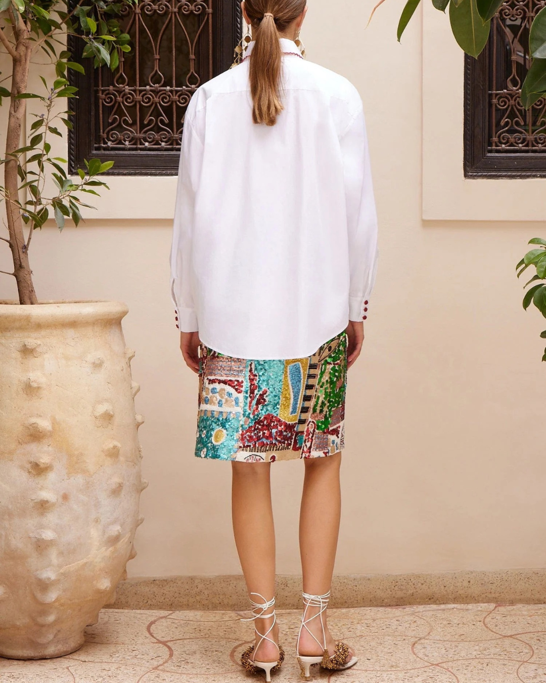 Jazz Skirt in Multi By Alemais