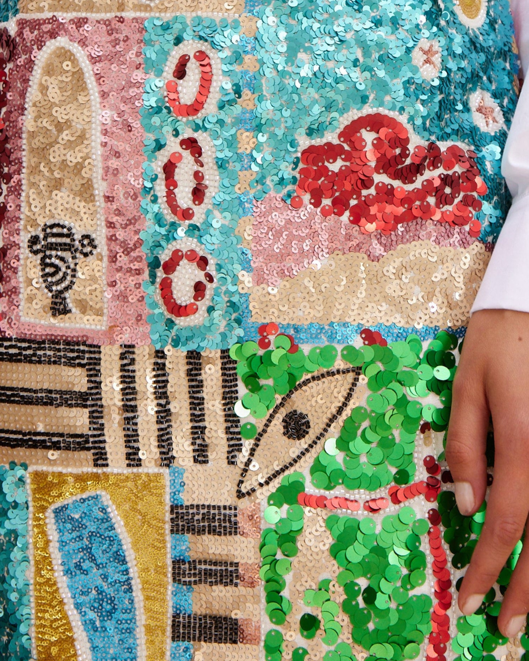 Jazz Skirt in Multi By Alemais