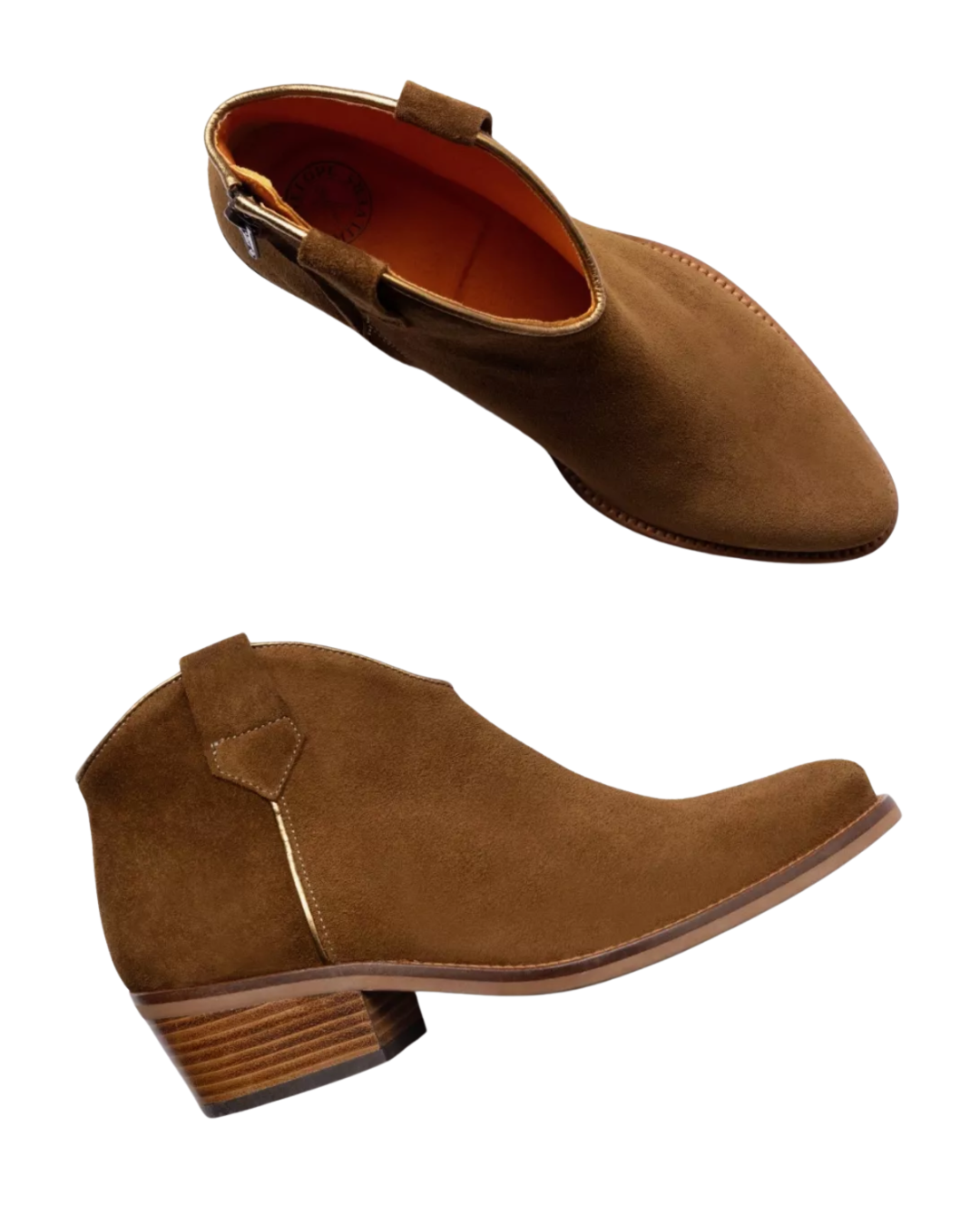 Dolly Suede Boot in Peat by Penelope Chilvers