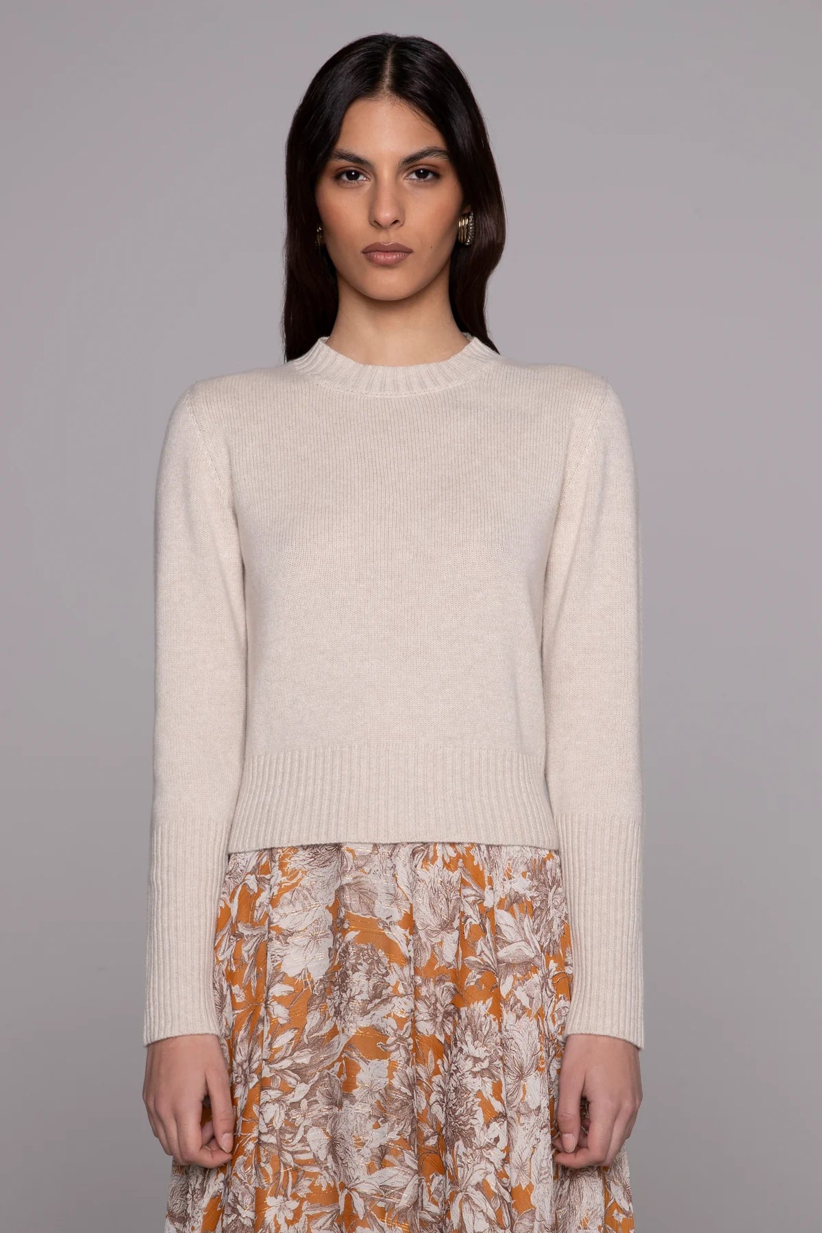 Corvera Cashmere Jumper in Natural by Lavi