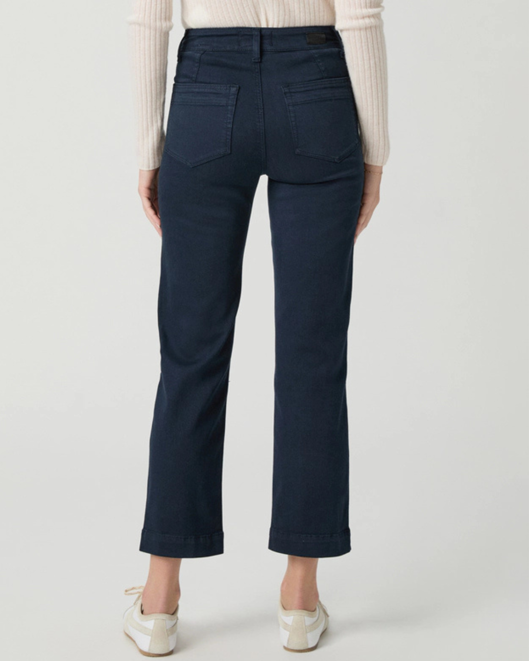 Quincy Ankle in Vintage Navy Seascape by Paige