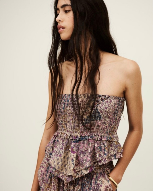 Pretty Bandeau Top in Rose by BA&SH