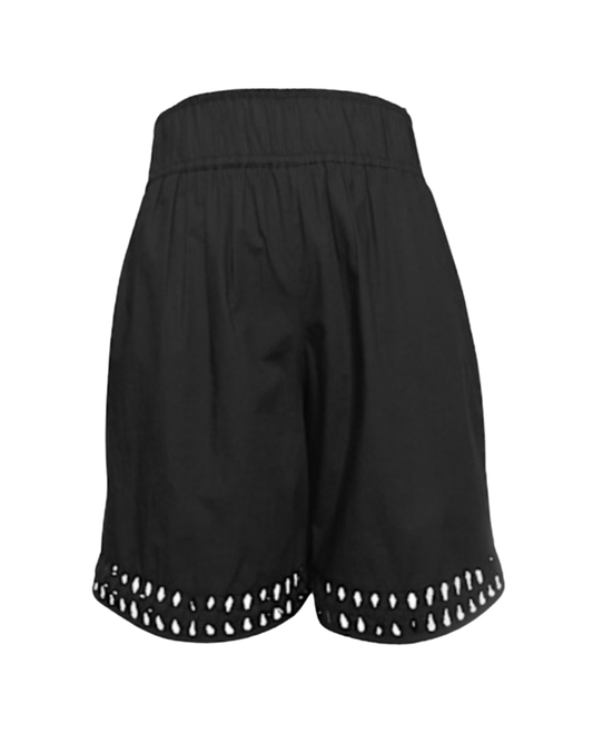 Tommie Shorts in Black by Scarlett Poppies