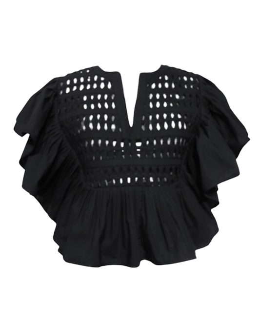 Tommie Top in Black by Scarlett Poppies