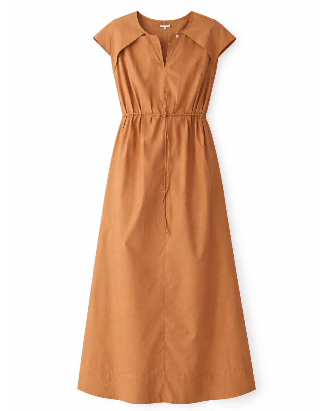Alma Dress in Brick Poplin by Foemina