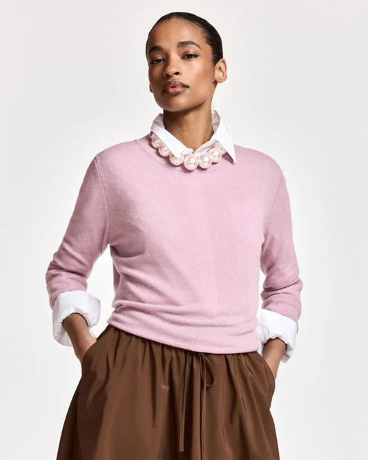 Kash Cashmere Pullover Jumper in Pinky Promise by Essentiel Antwerp