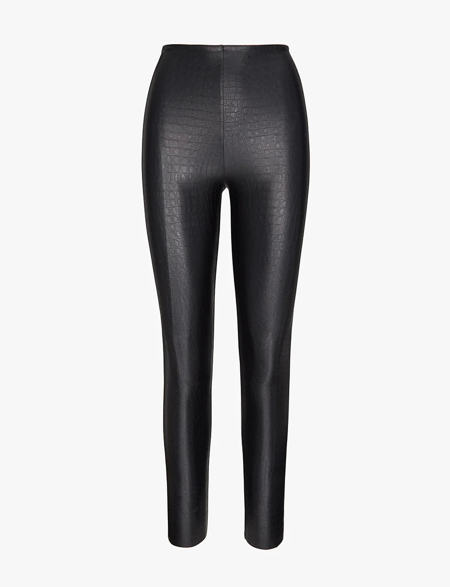 Faux Leather Animal Legging by Commando